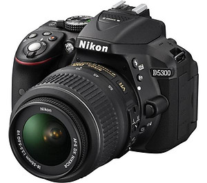 NIKON D5300 DSLR Camera with 18-55 mm f/3.5-5.6 Zoom Lens